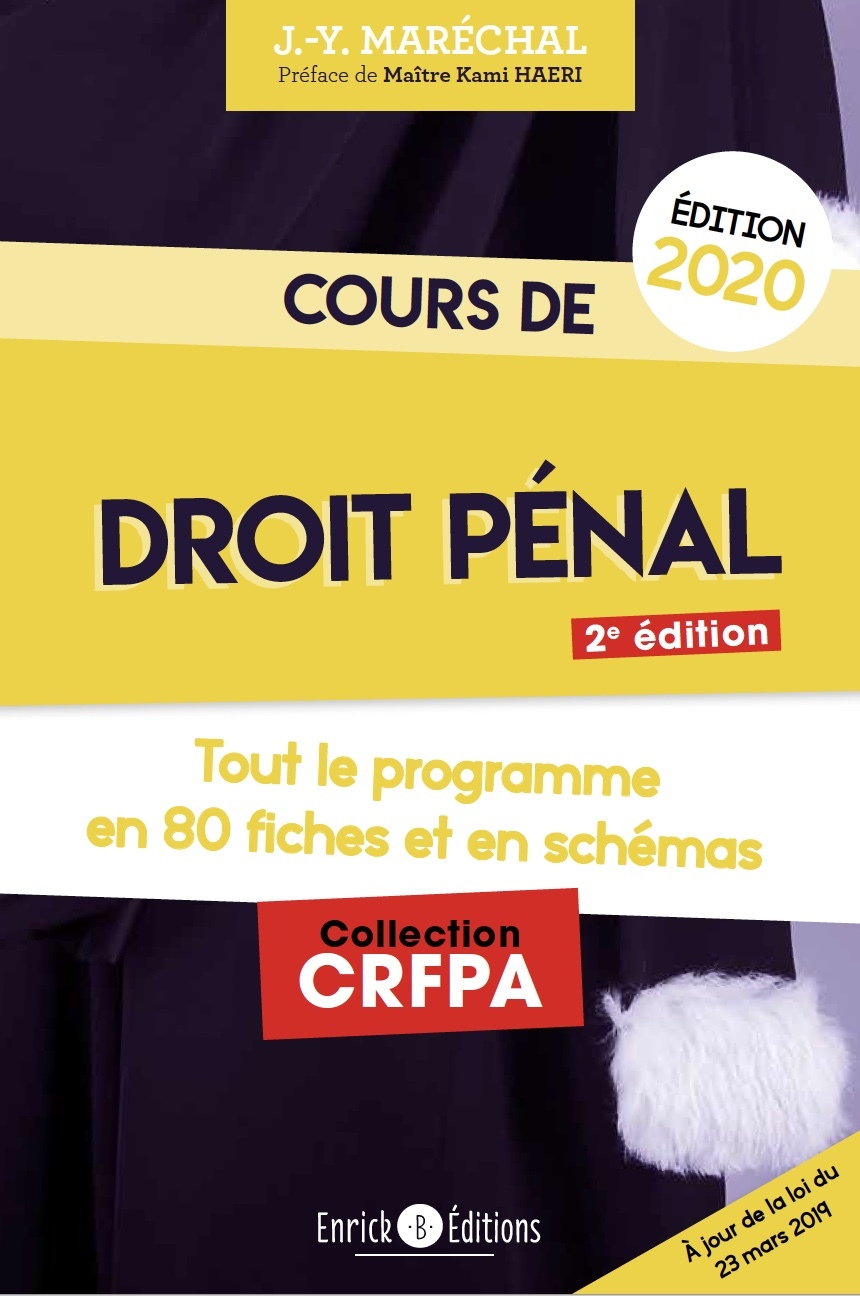 Cours de droit pénal - 2020