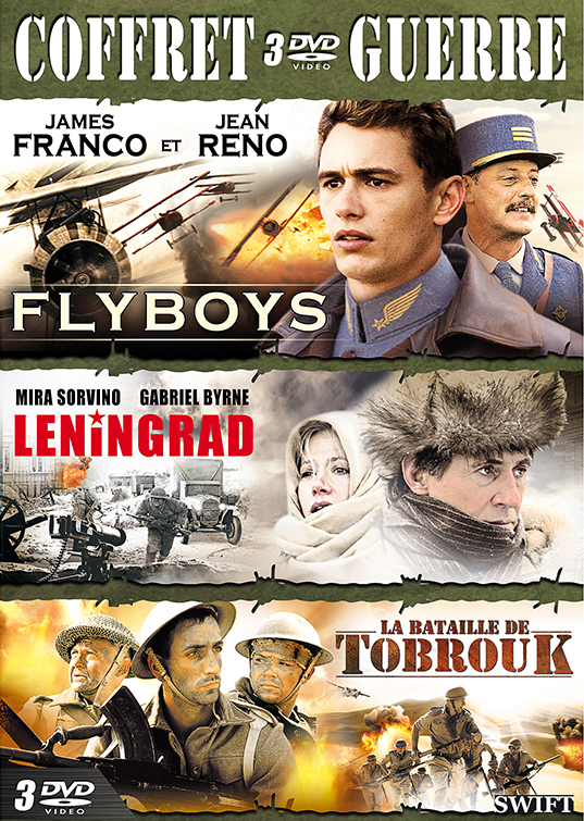 GUERRES - (COFFRET 3 DVD) FLYBOYS, LENINGRAD, LA BATAILLE DE TOBROUK
