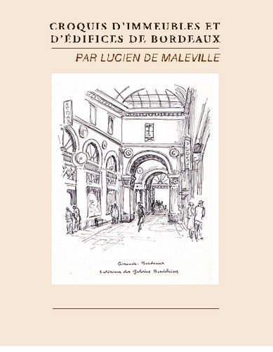 Croquis d'immeubles et d'édifices de Bordeaux - 1952-1961