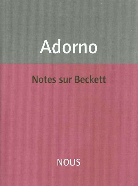 Notes sur Beckett