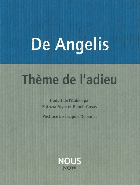 Thème de l'adieu