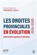 LES DROITES PROVINCIALES EN EVOLUTION (2015-2020)