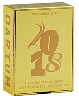 Typodarium 2018 /anglais