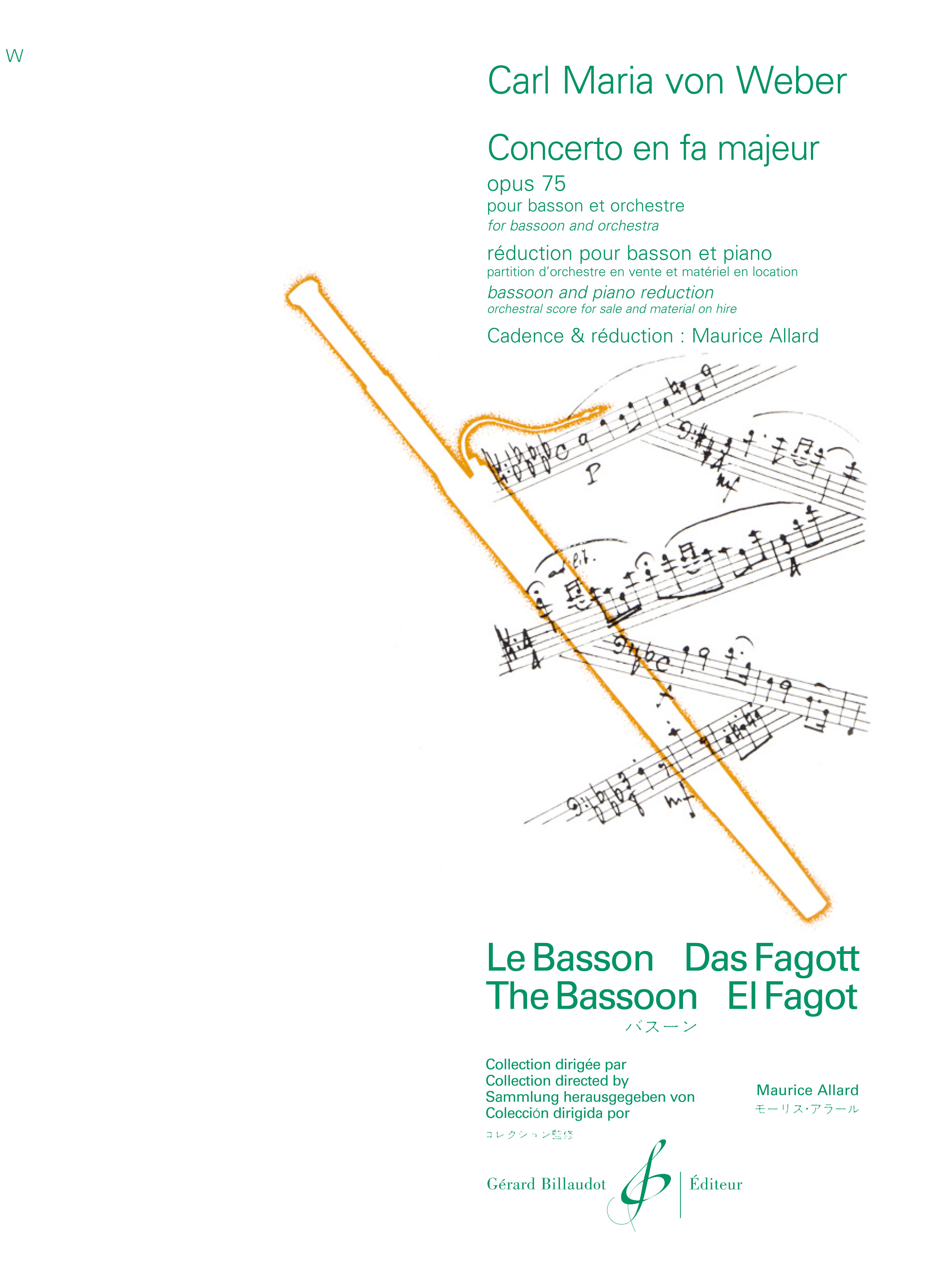 CONCERTO EN FA MAJEUR OPUS 75