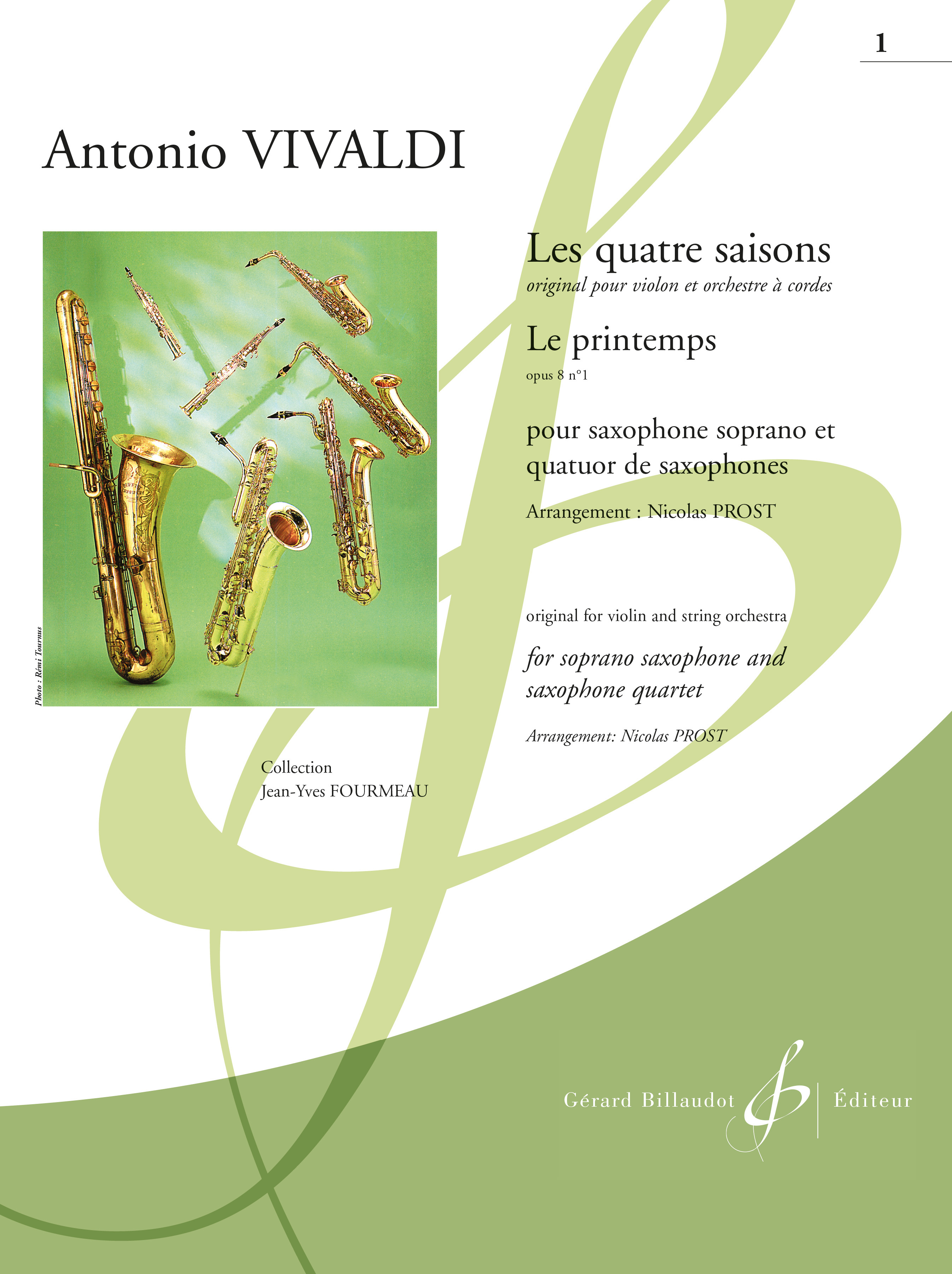 LES QUATRE SAISONS - LE PRINTEMPS OPUS 8 NA 1