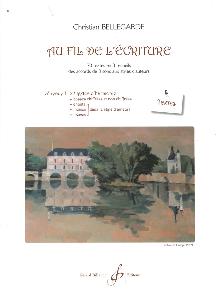 AU FIL DE L'ECRITURE - 3E RECUEIL - TEXTES