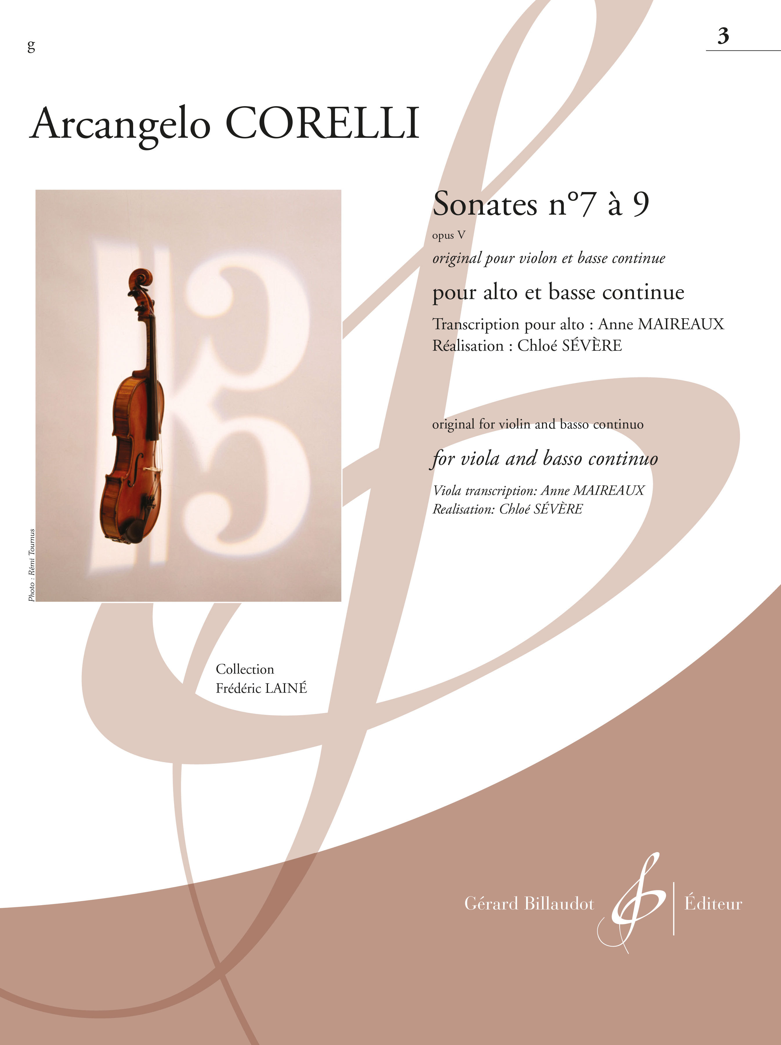 SONATES N  7 A 9 OPUS V