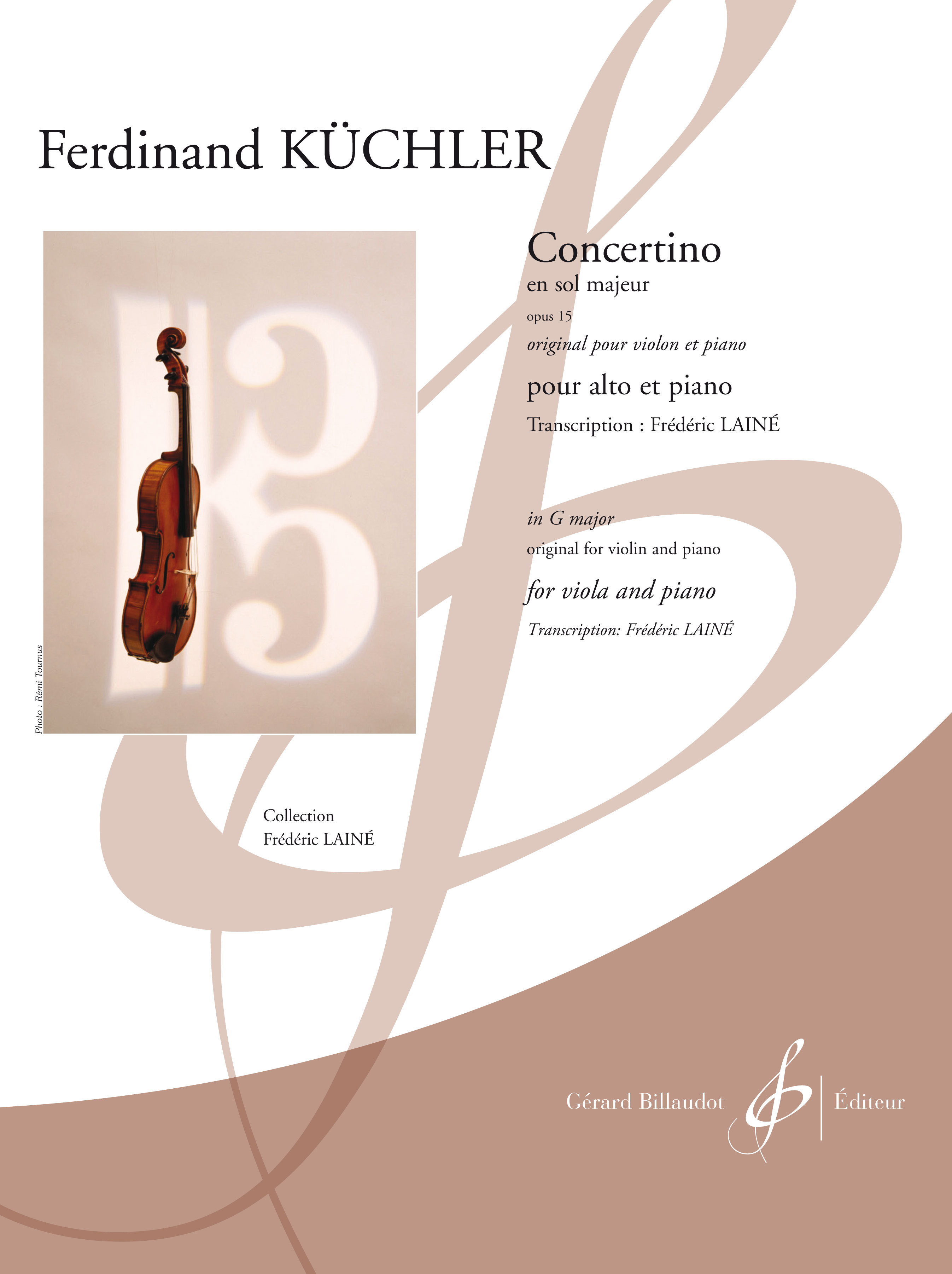 CONCERTINO EN SOL MAJEUR OPUS 15