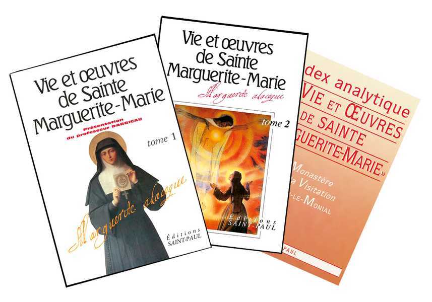 Vie et œuvres de Sainte Marguerite-Marie - Tomes 1 et 2 (+ index analytique offert)