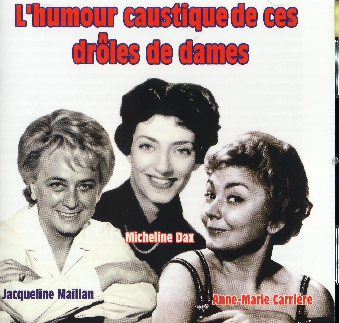 HUMOUR CAUSTIQUE - CD  DE CES DROLES DE DAMES
