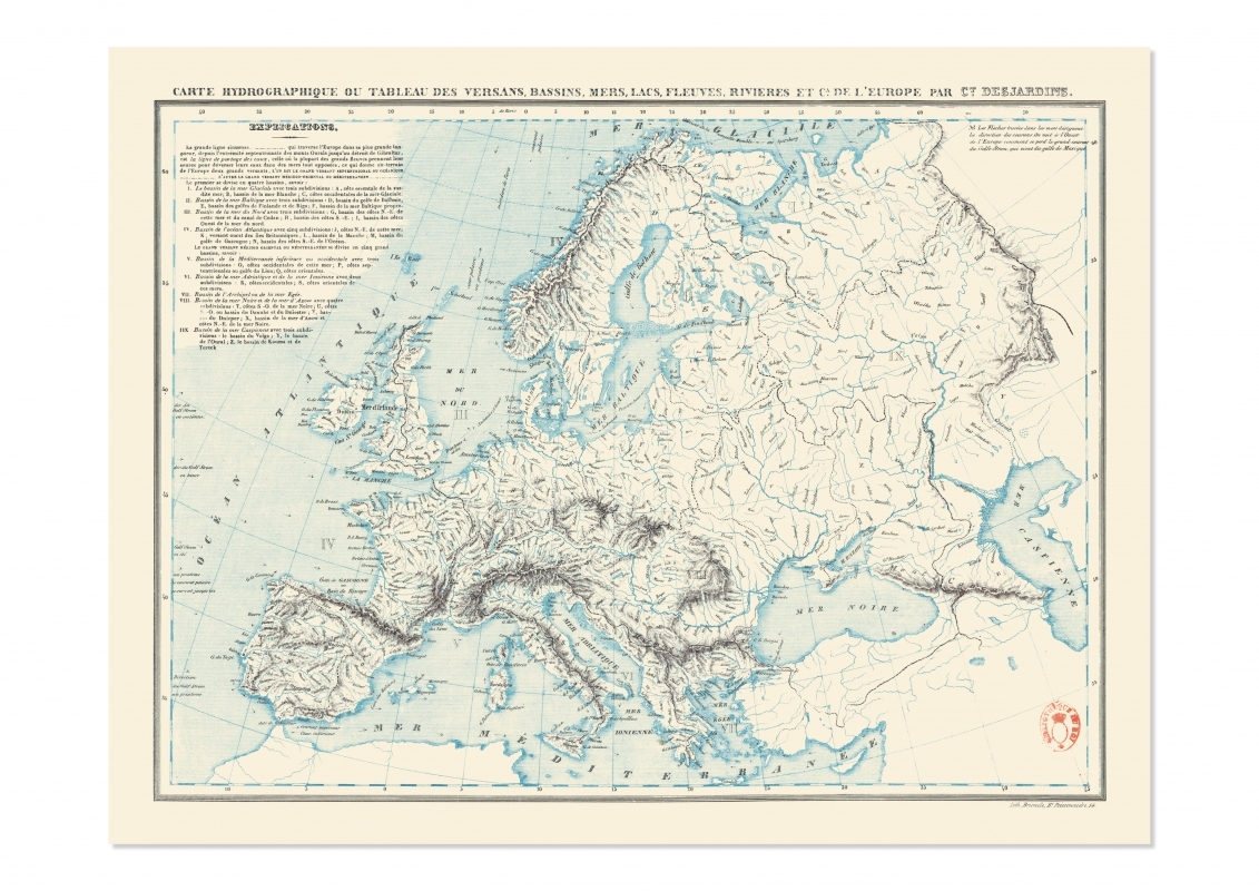 Carte - Carte Hydrographique