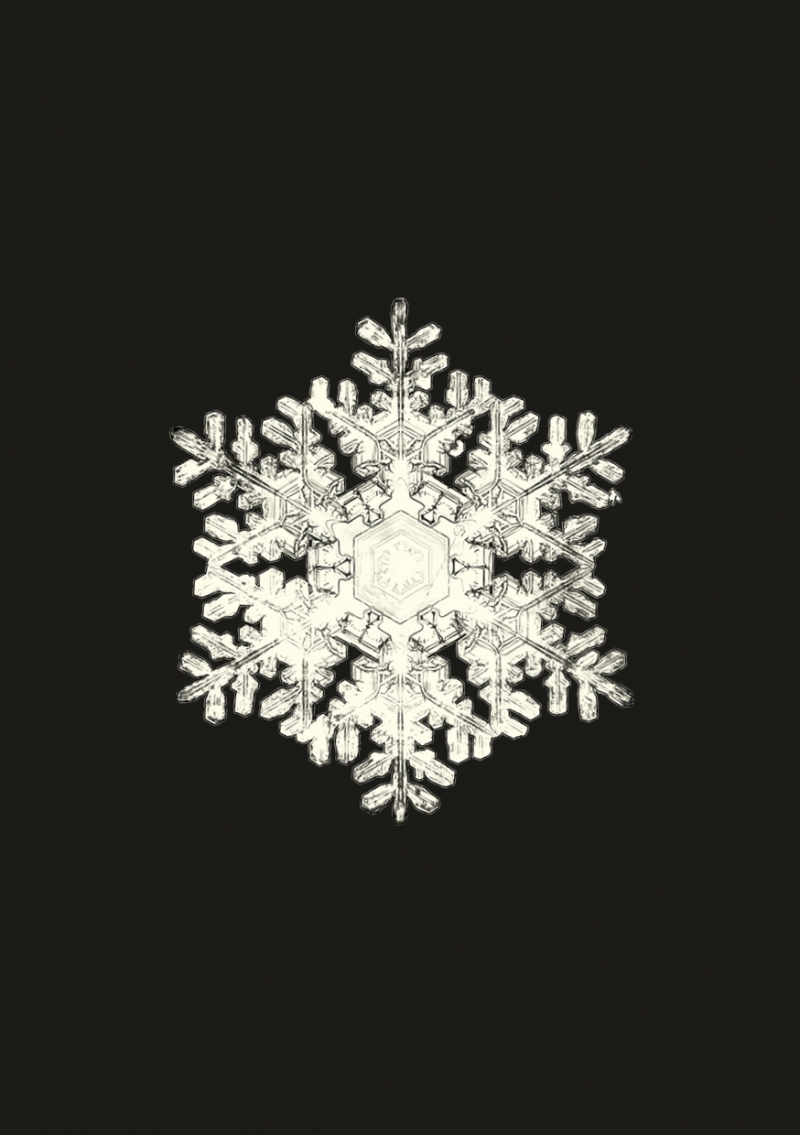 Carnet - Flocons de neige