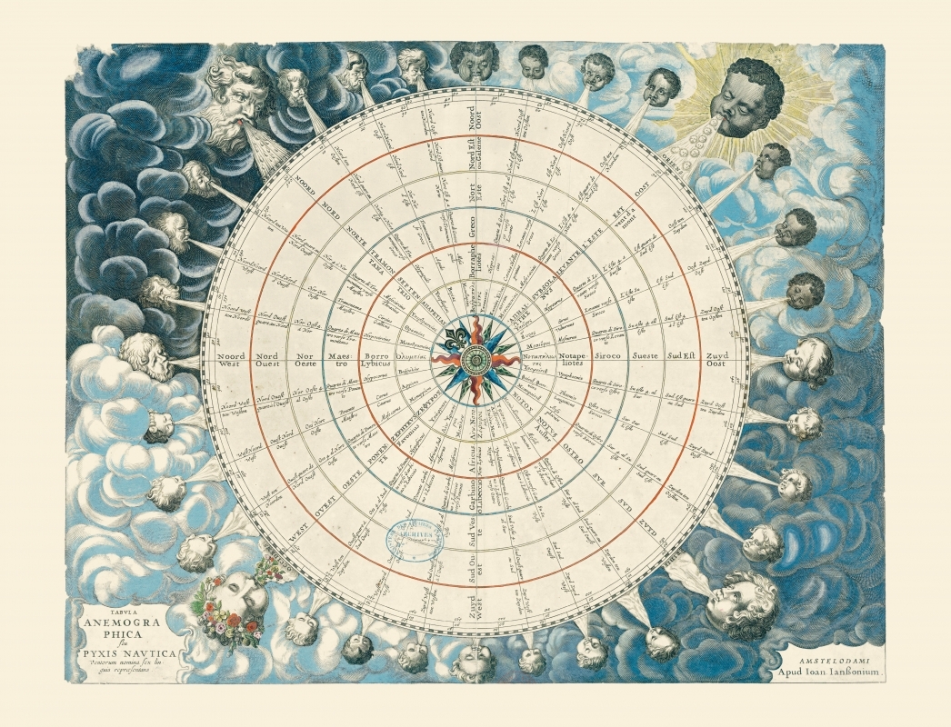 Carte - Rose des vents