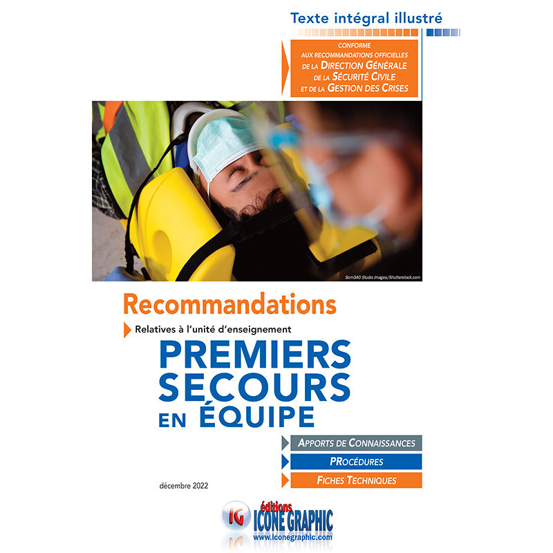 Fiches "Recommandations 2022 Premiers secours en équipe PSE1/PSE2"