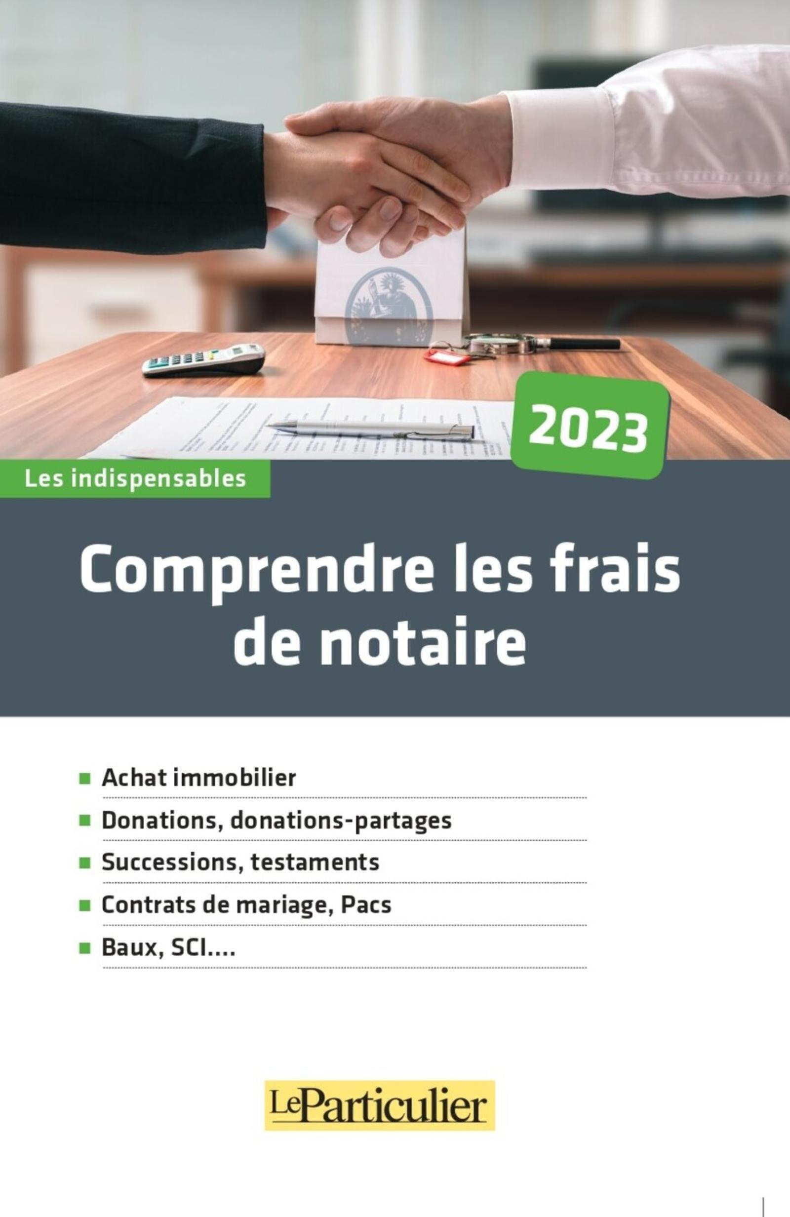 Comprendre les frais de notaire