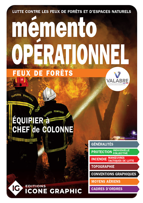 Mémento opérationnel "Feux de forêts - Equipier à Chef de colonne"