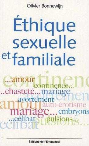 Ethique sexuelle et familiale