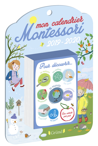 Mon calendrier Montessori 2019-2020