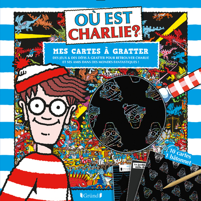 Où est Charlie - Cartes à gratter - Dans des mondes fantastiques