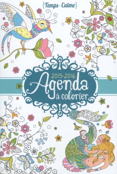 Mon agenda à colorier