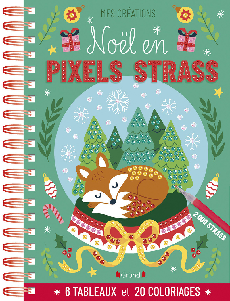 Noël en pixels strass
