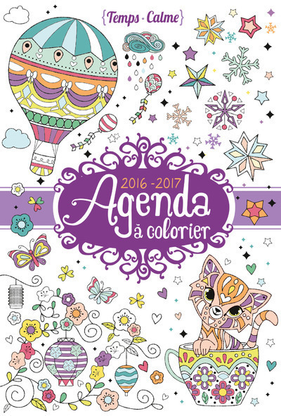 Agenda à colorier 2016-2017