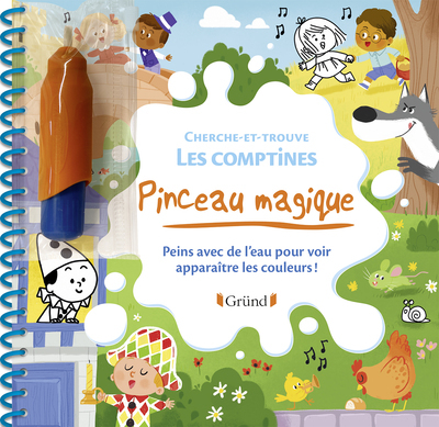 Pinceau magique - Cherche-et-trouve - Les comptines