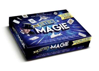 Coffret Magie - Du contenu pas-à-pas et en cadeau : 1 DVD, 1 jeu magique de 52 cartes, 1 cube magiqu