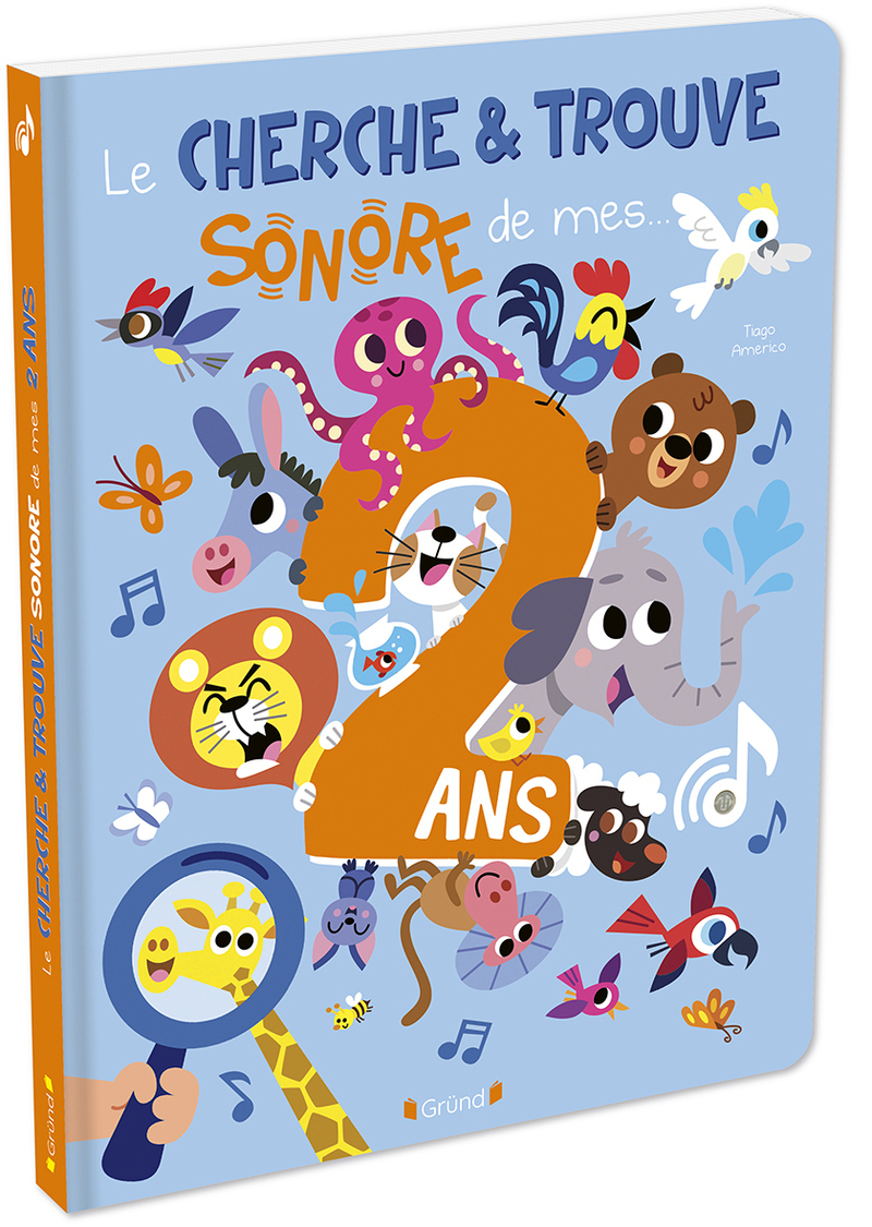 Le cherche et trouve sonore de mes 2 ans - Les animaux