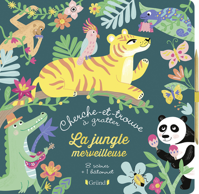 Cherche-et-trouve à gratter - La jungle merveilleuse