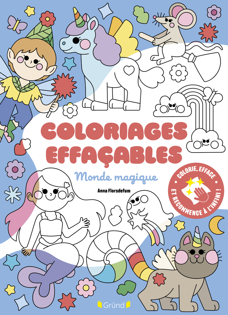 Coloriages effaçables - Monde magique