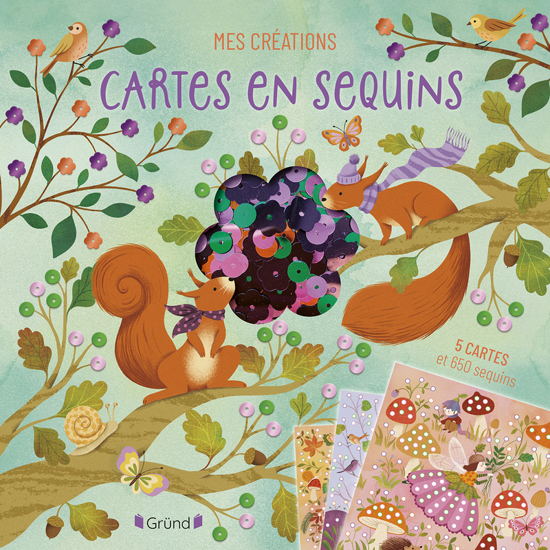 Cartes en sequins