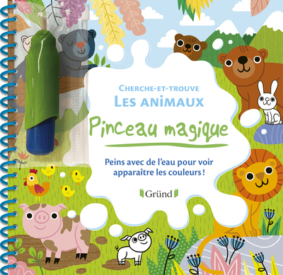 Pinceau magique - Cherche-et-trouve les animaux