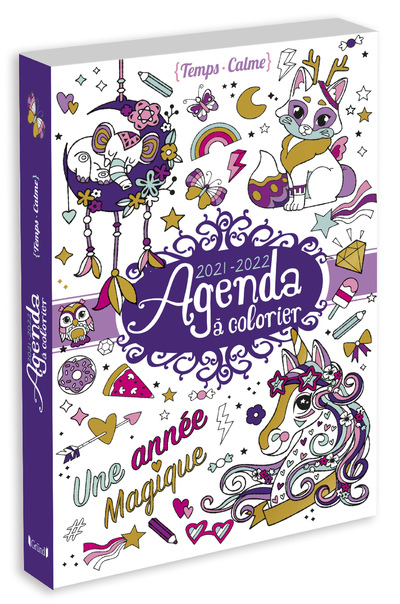 Agenda à colorier 2021-2022