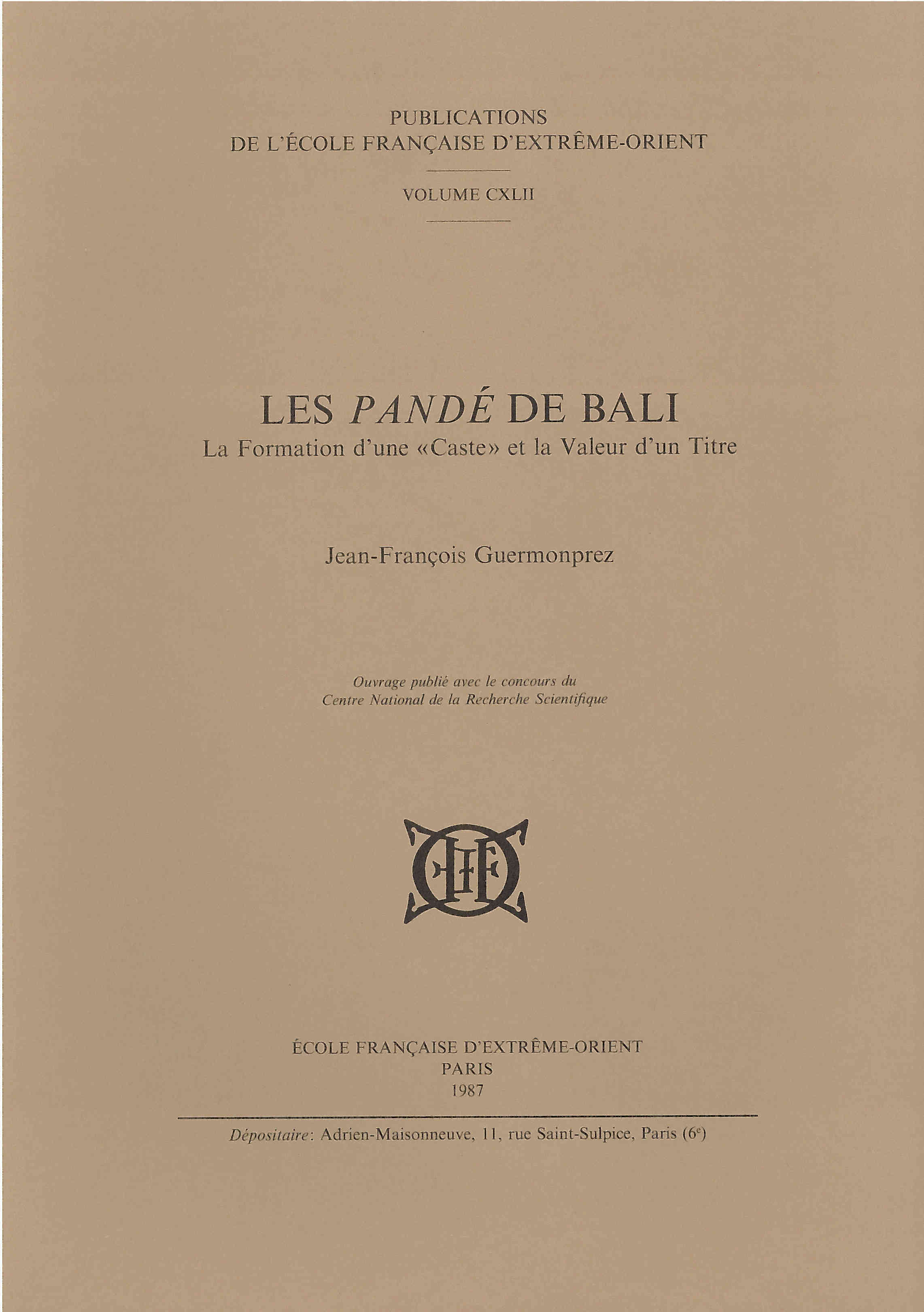 Les Pandé de Bali