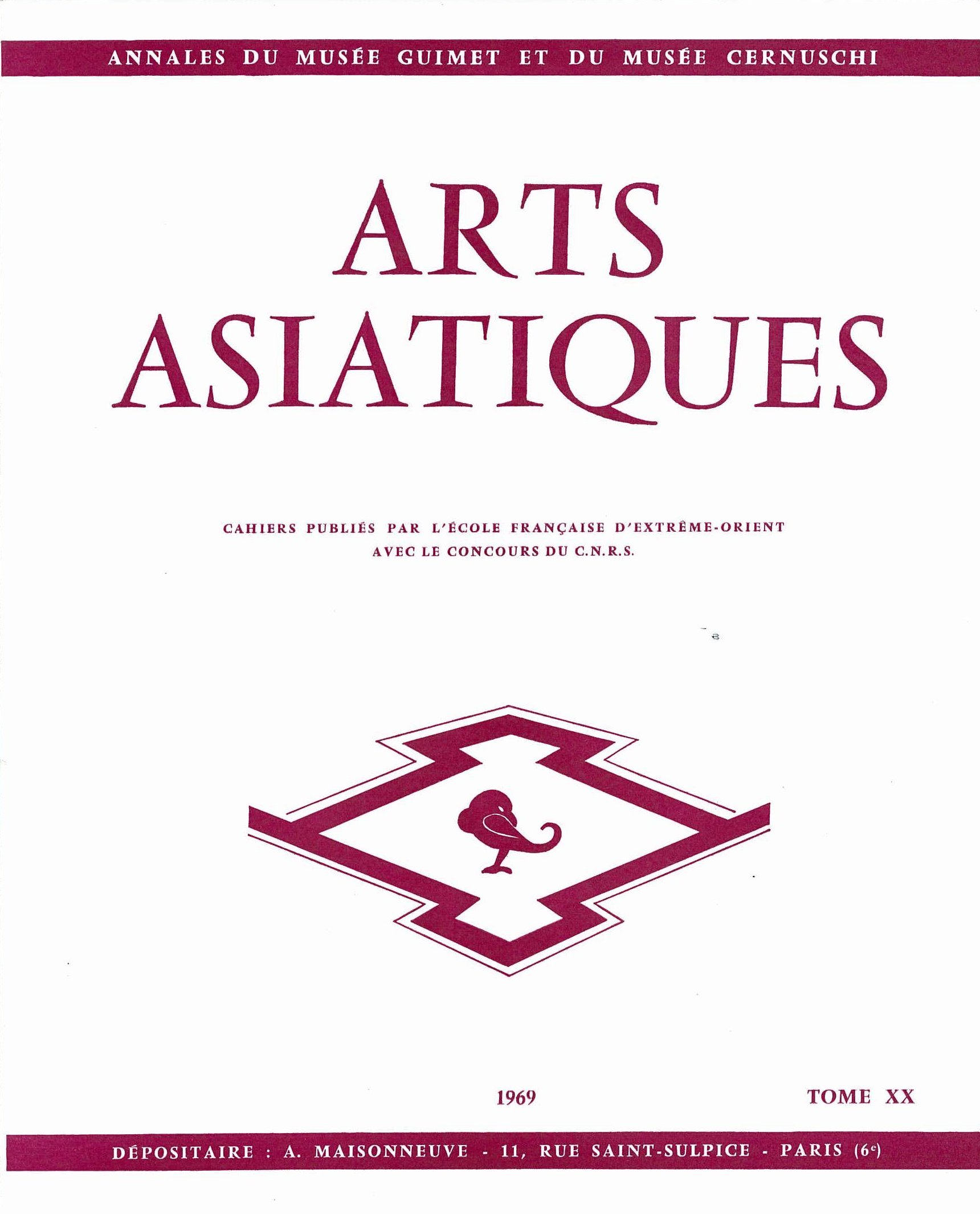 ARTS ASIATIQUES no. 20 (1969)