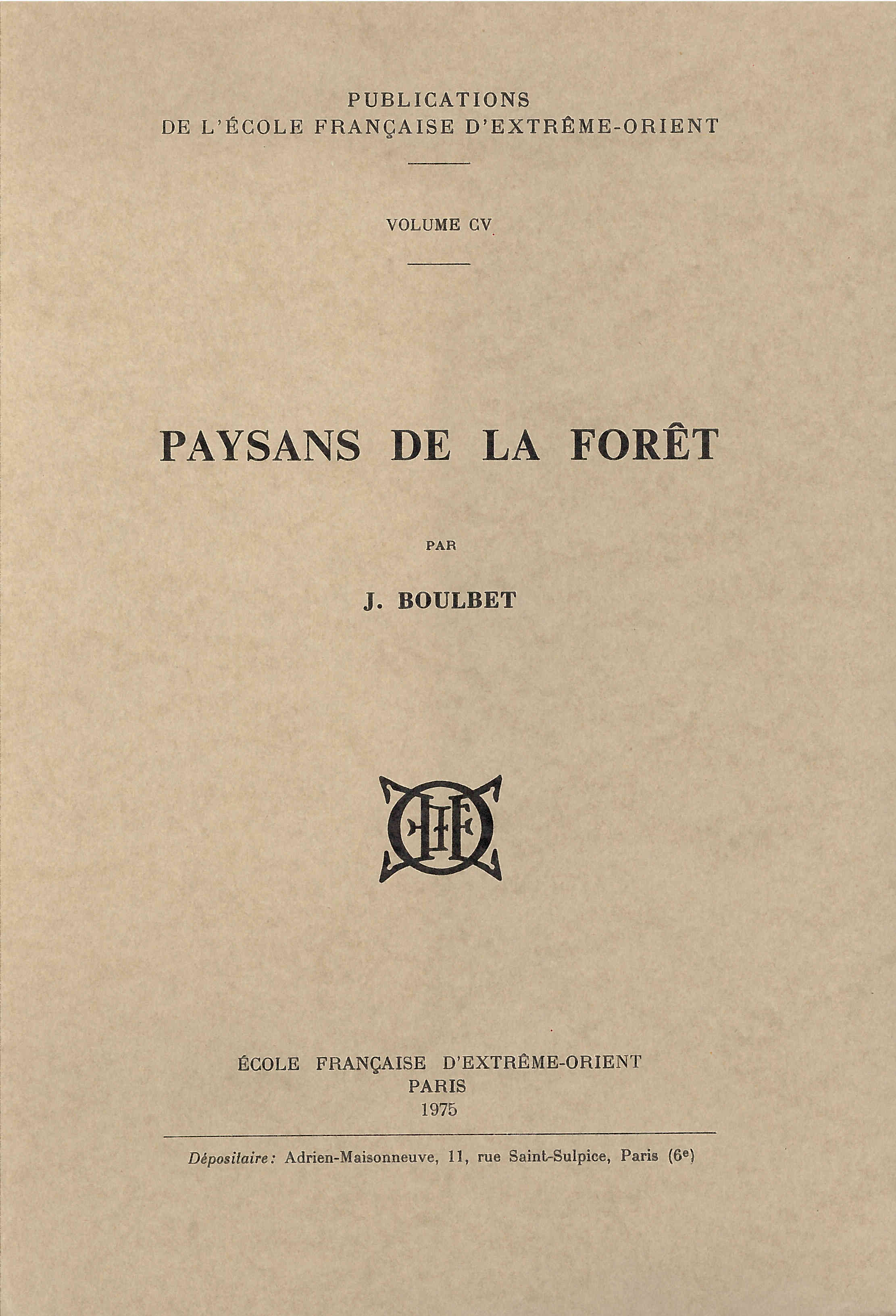Paysans de la forêt