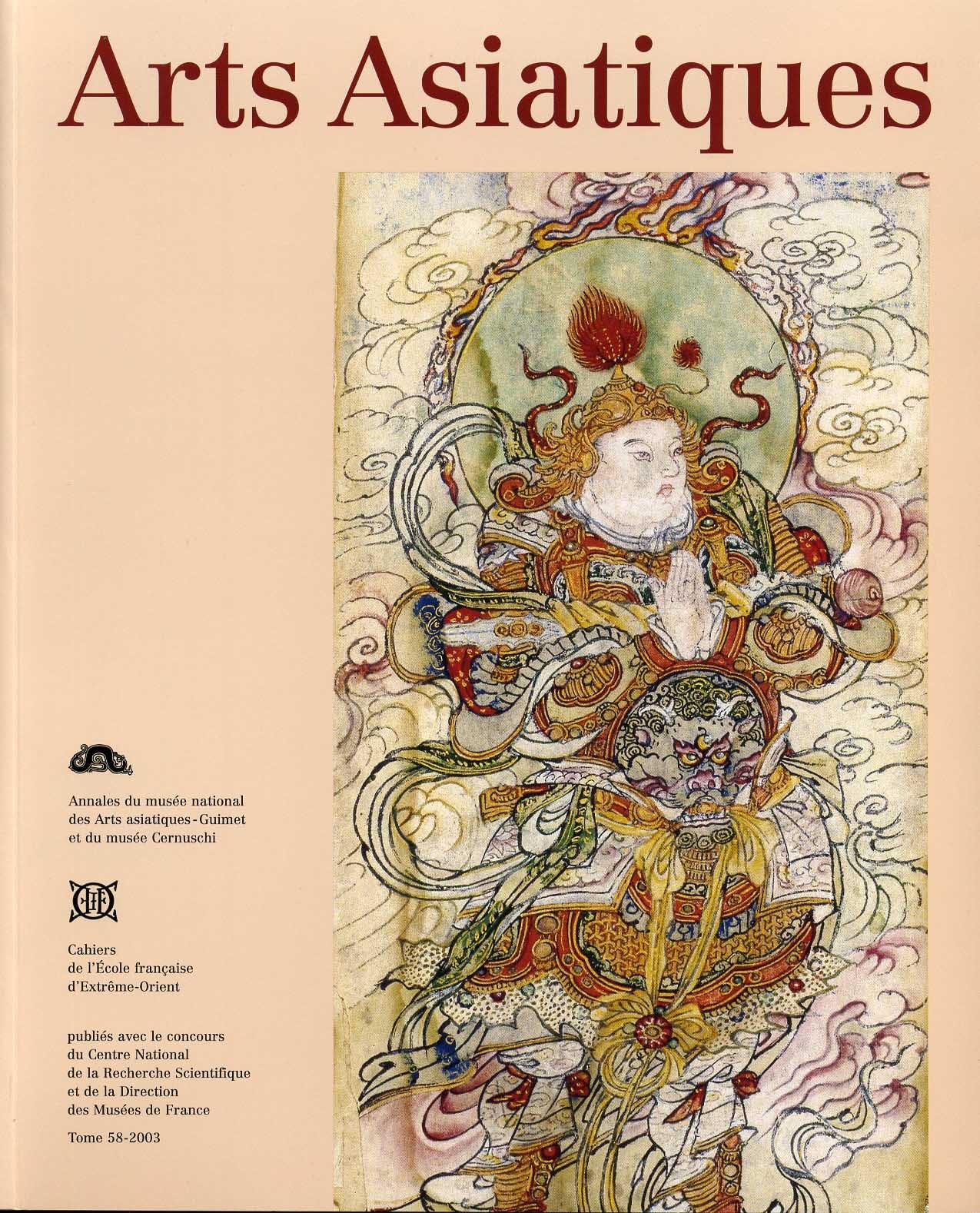 ARTS ASIATIQUES n° 58 (2003)