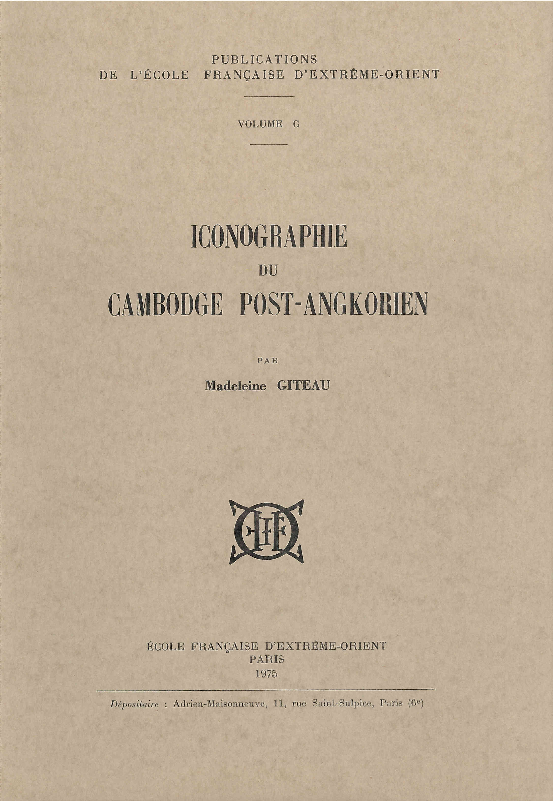Iconographie du Cambodge post-angkorien