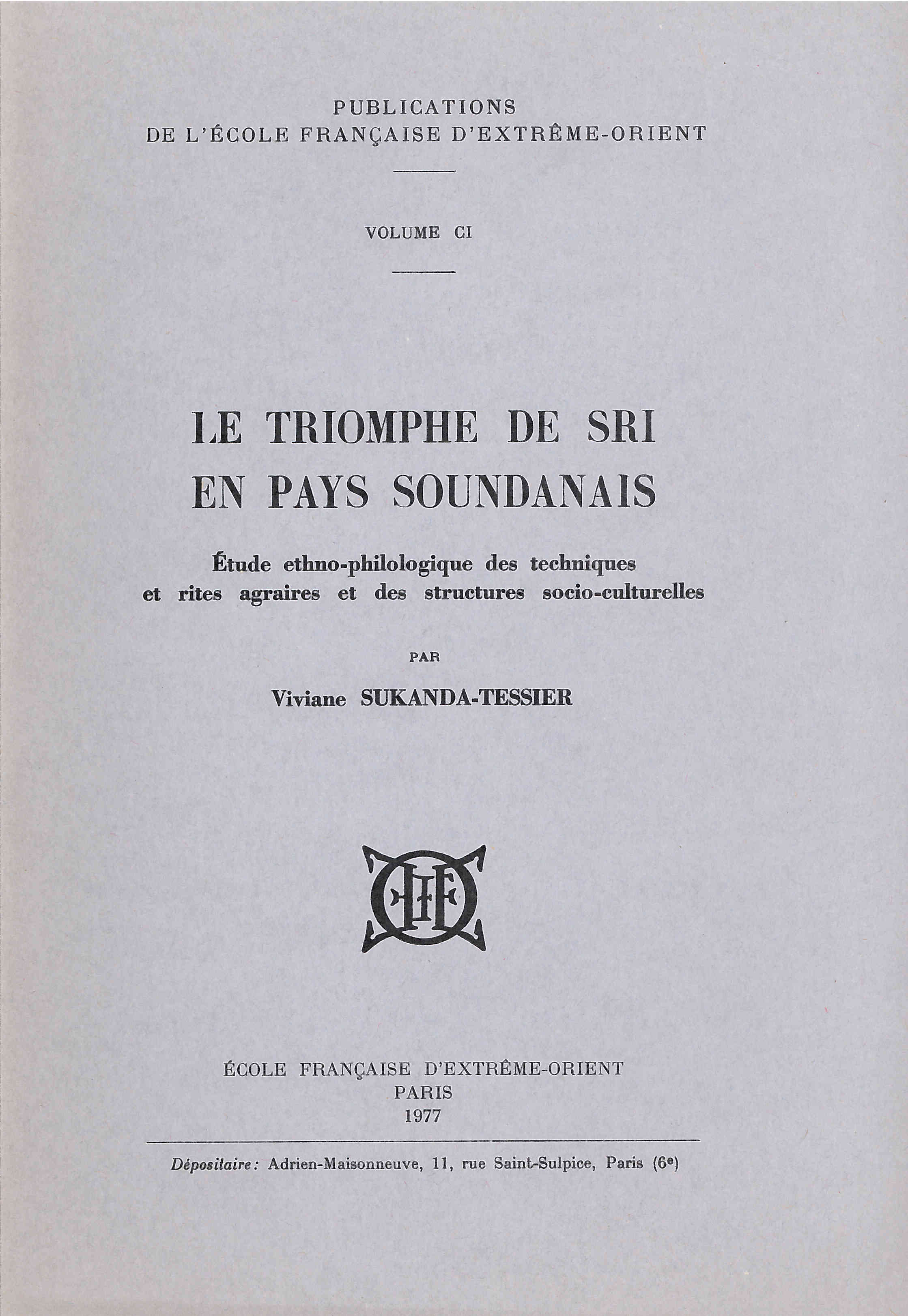 Le triomphe de Sri en pays soudanais