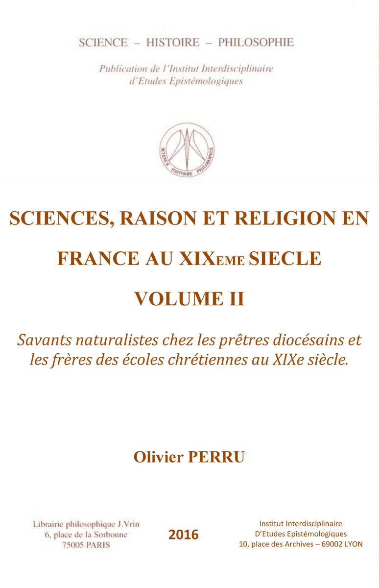 Sciences, raison et religion en France au XIXe siècle