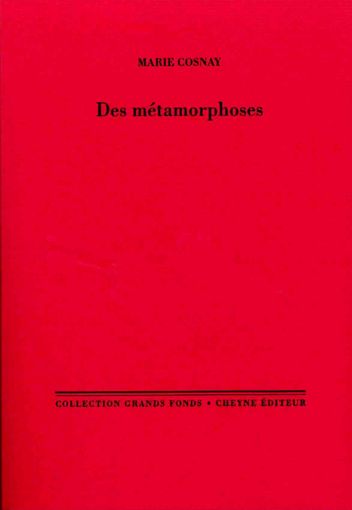 DES METAMORPHOSES