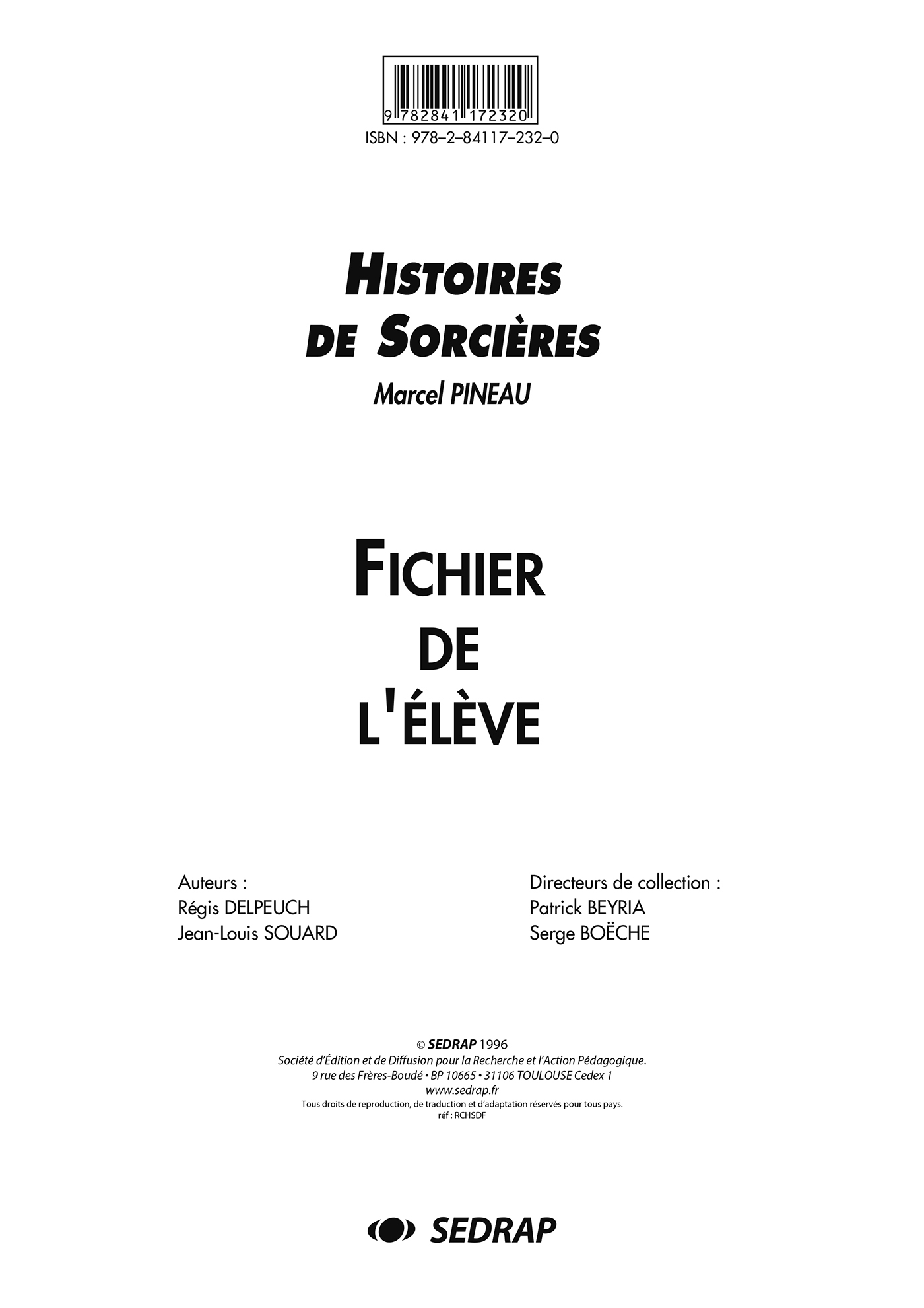 HISTOIRES DE SORCIERES - FICHIER