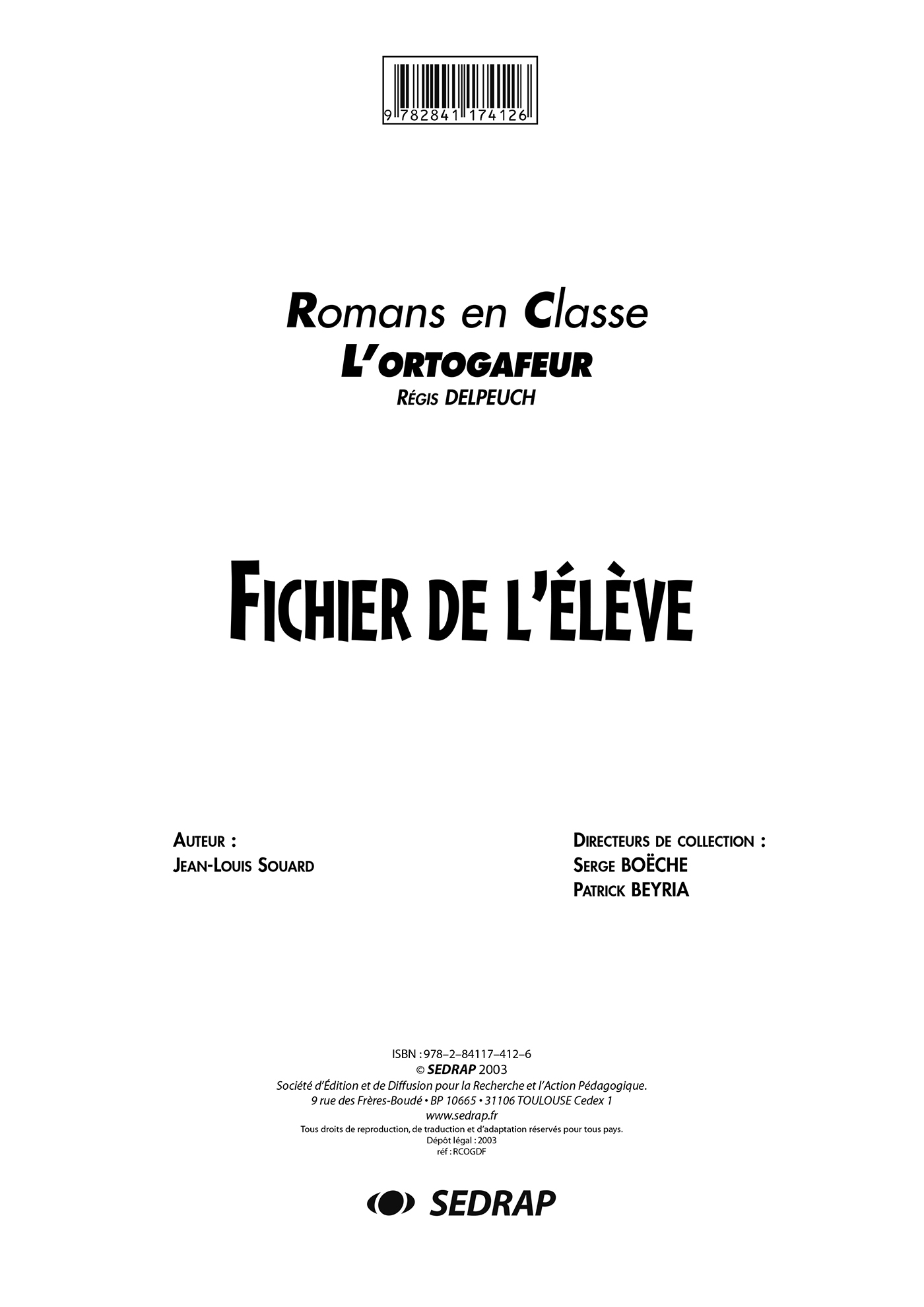 ORTOGAFEUR - FICHIER