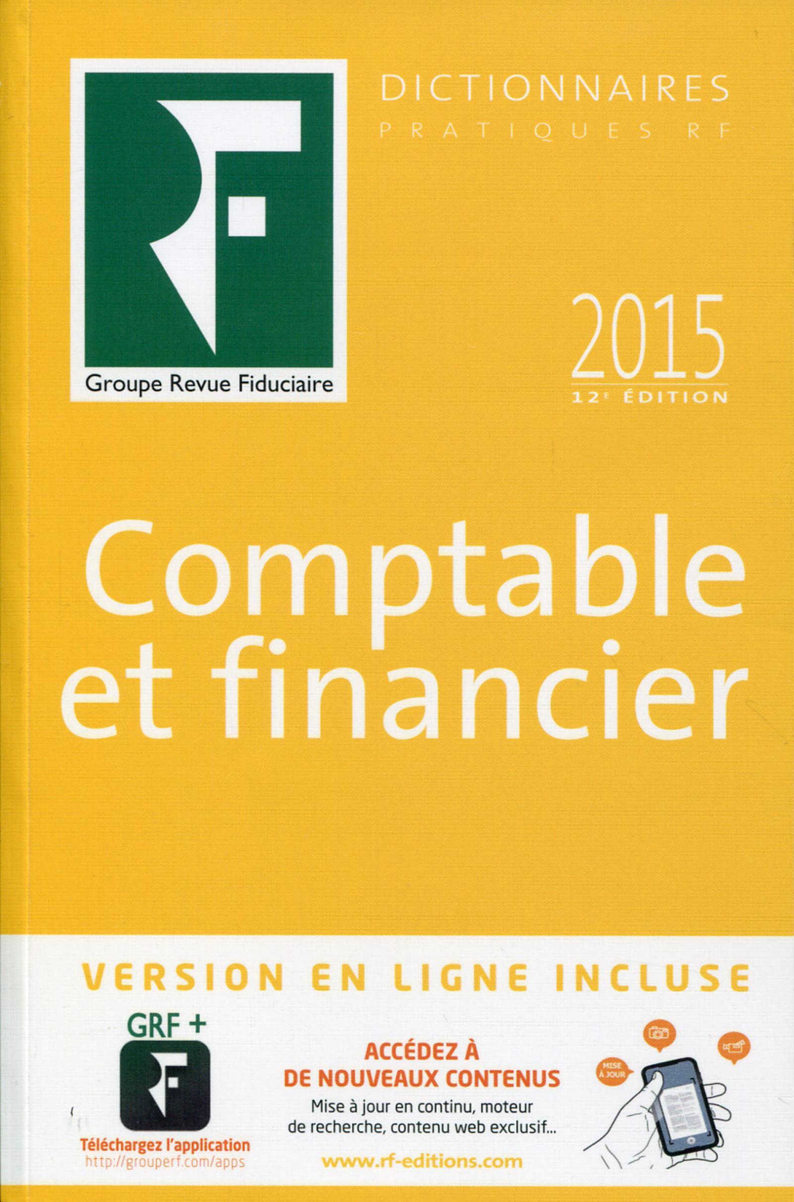 DICTIONNAIRE COMPTABLE ET FINANCIER 2015