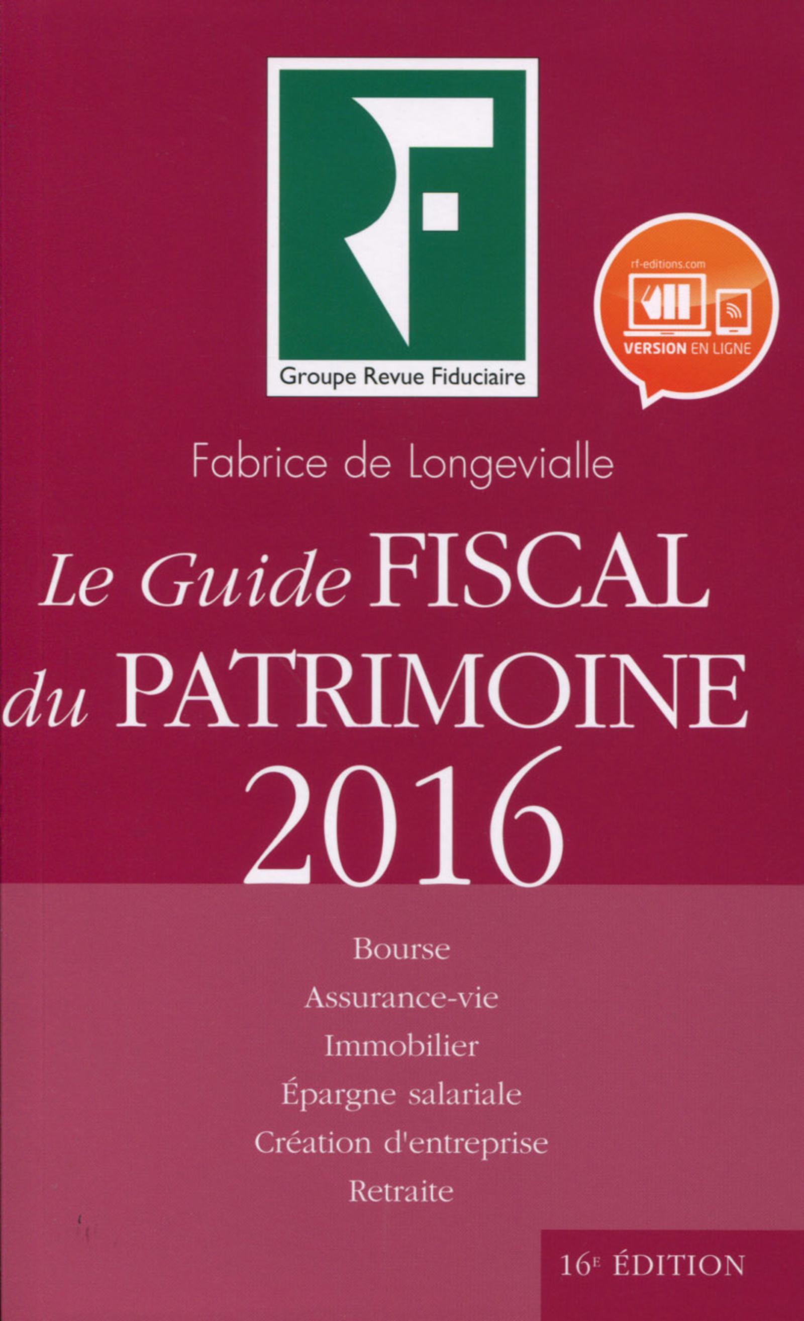 LE GUIDE FISCAL DU PATRIMOINE 2016
