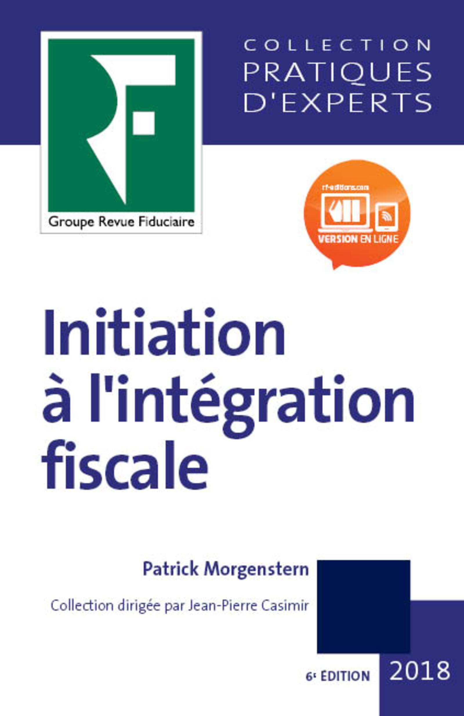 Initiation à l'intégration fiscale 2018