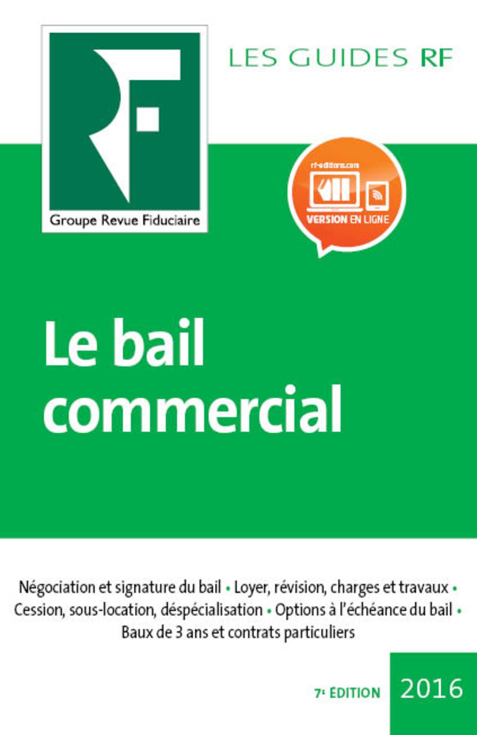 LE BAIL COMMERCIAL 2017