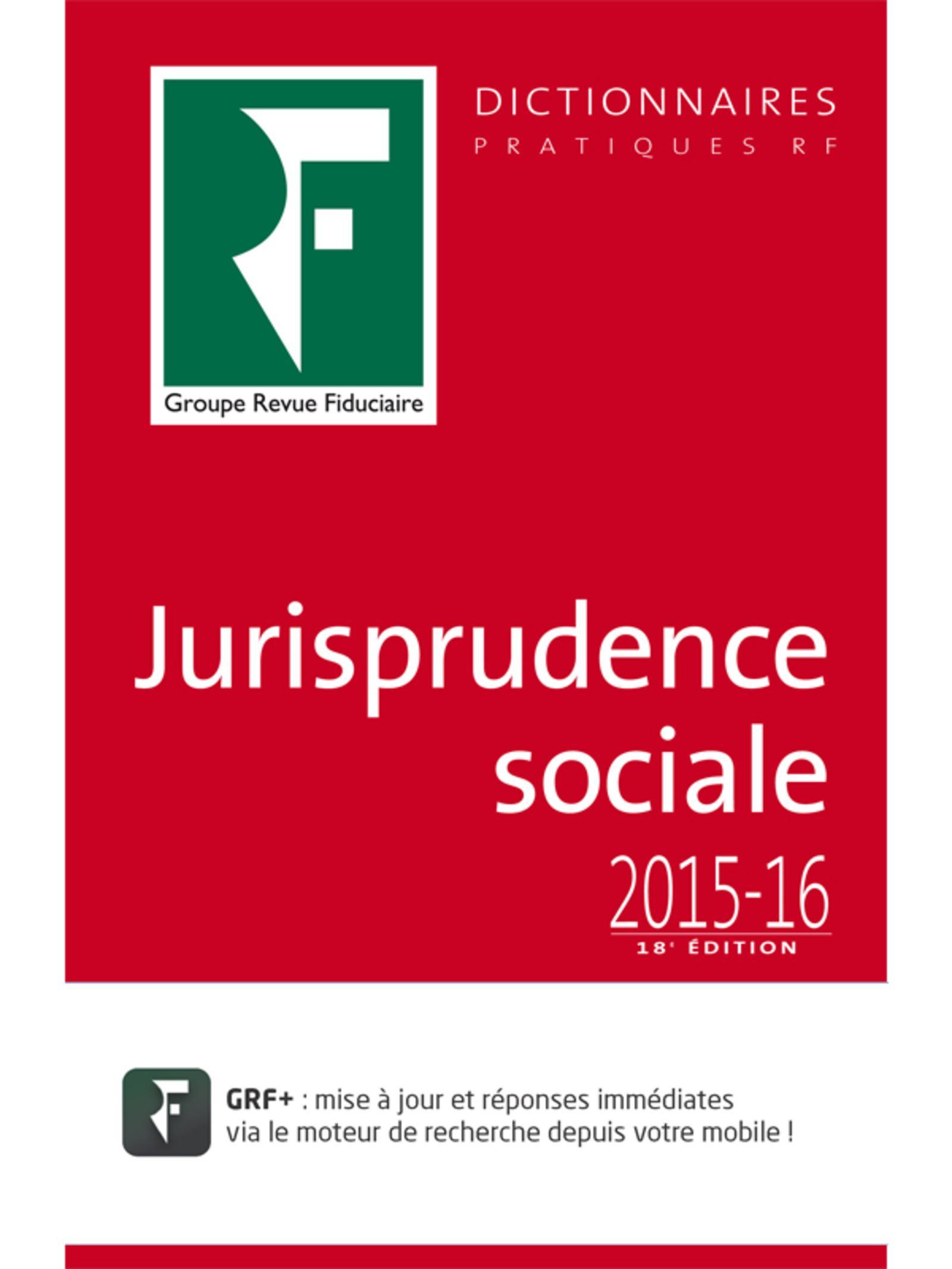 JURISPRUDENCE SOCIALE 2016-17