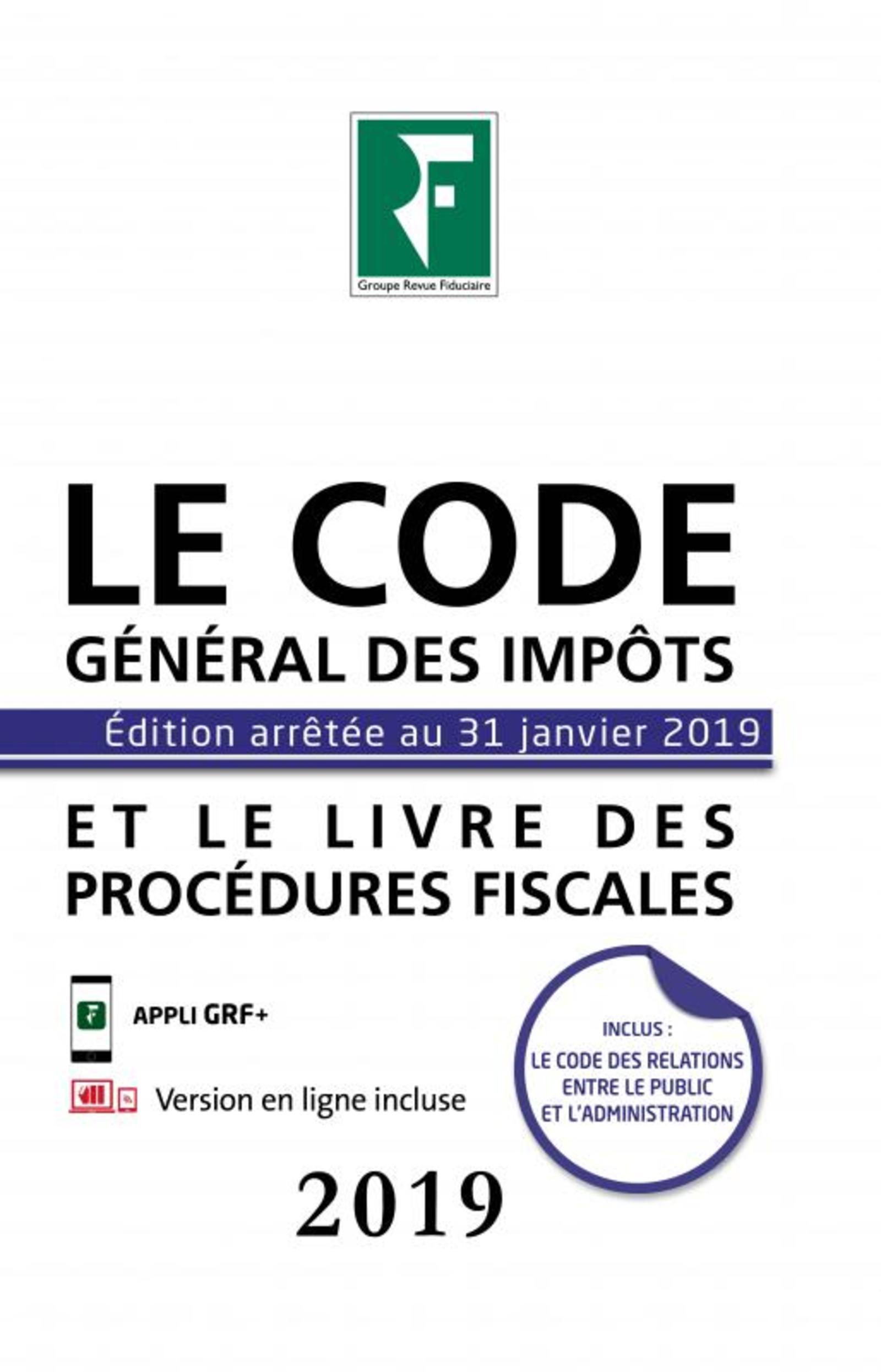 Le code général des impôts et le livre des procédures fiscales 2019